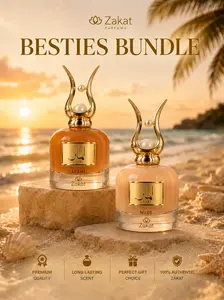 The Besties Bundle I Lamar Carmel by Zakat Eau De Parfum 3.4 FL OZ I Lamar Nude by Zakat  Eau de Parfum 3.4 FL OZ For Women