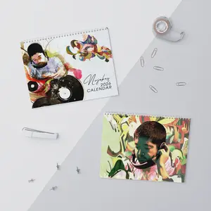 Nujabes Wall Calendar 2026 Gift for Music Lovers Lofi Hiphop Fans Office Decor