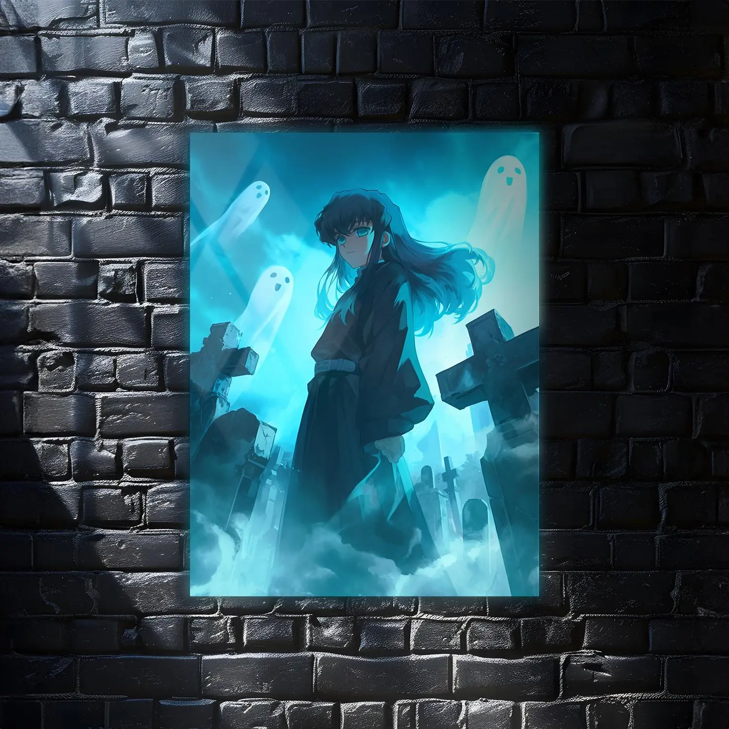 Tokito Muichiro Kimetsu no Yaiba Anime Wall Art Poster, Modern Wall Art, Anime Gifts, Wall Decor