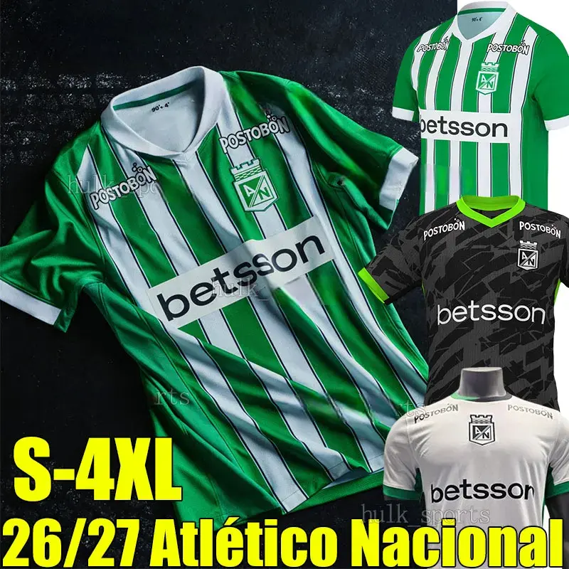 FPC Atlético Nacional 26-27 Jersey Full Stadium, Moisture-Wicking & Breathable,  Coloombia Football Fan Shirt, Gameday Shirt