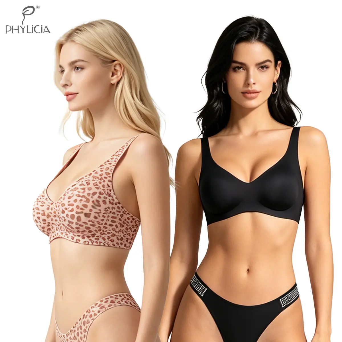 Womens Wireless Bras Supportive Tshirt Bra No Underwire Seamless Push Up V Mesh Comfortable Bralette Everyday Bras underwear lingerie woman