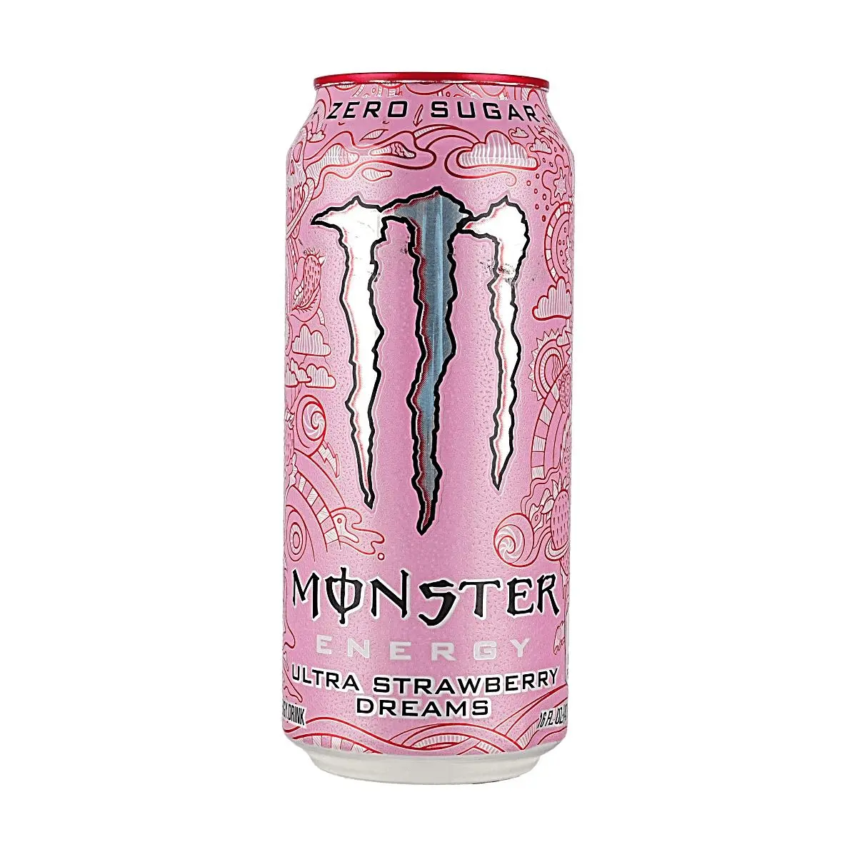 Coca-Cola Monster Energy Drink Sugar-Free Strawberry Dreams 473ml Low Calorie