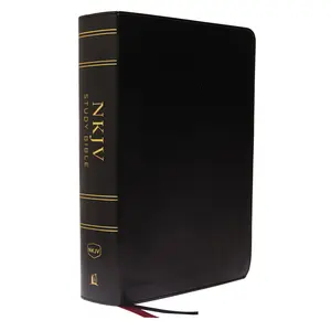 NKJV Study Bible, Leathersoft, Black, Full-Color, Comfort Print: The Complete Resource for Studying God’s Word by Thomas Nelson [Leathersoft Book]
