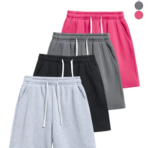 4-pack men’s summer casual athletic shorts, loose straight fit, comfortable breathable fabric, for everyday wear