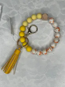 BEADED TASSLE KEY CHAIN