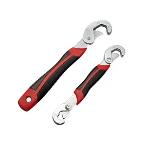 TOOLAZO 2-Piece Snap'N Grip Adjustable Wrench Set – Universal Spanner14-19mm, Quick Multi-Function, Comfort Grip, Secure Hold – Versatile Double-Ended Tool Kit