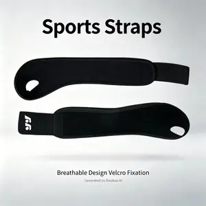 Sports Straps Wristband with Breathable Design and Velcro Fixation for Comfort and Security