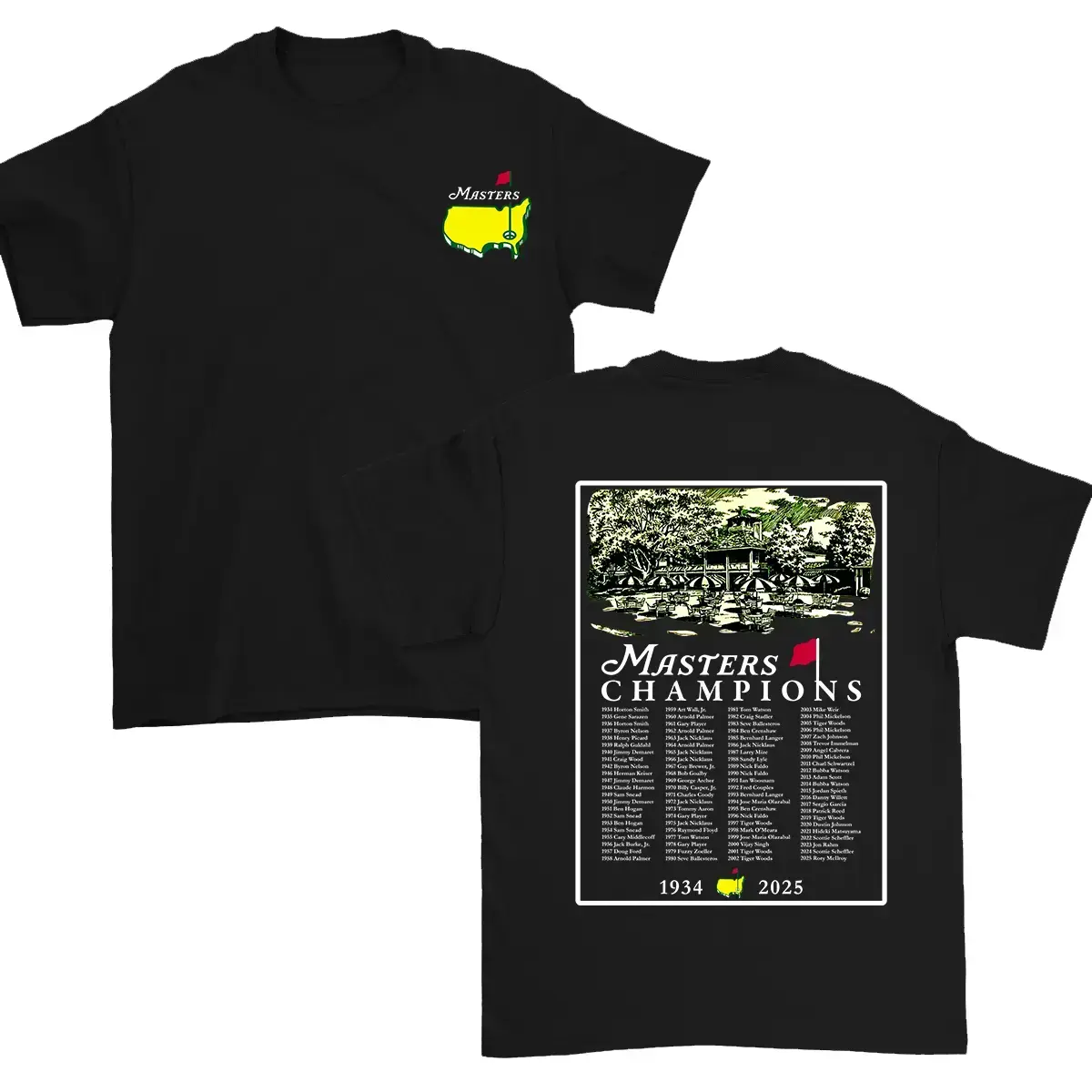 2025 Masters Tournament Augusta 91 Years Shirt, Golf Tournament T-shirt, Master Golf T-shirt, The Masters Golf Cup Tee For Men, For Women, Trendy Shirt hhr01