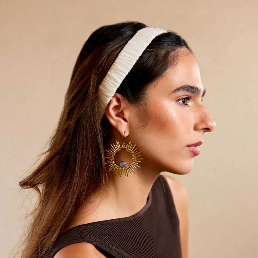 Snowflake Ruched Headband