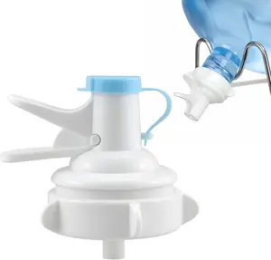 Water Dispenser Valve  Water Buck Jug Plastic Spigot Fauc Nozzle with  Cap and  Stick for 55 mm Non Threaded Crown Top Jugs Bottles (Not for Threaded Buck), 1 Pack