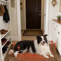 Self-Warming Comfort Mat for Cold Floors-Caramel