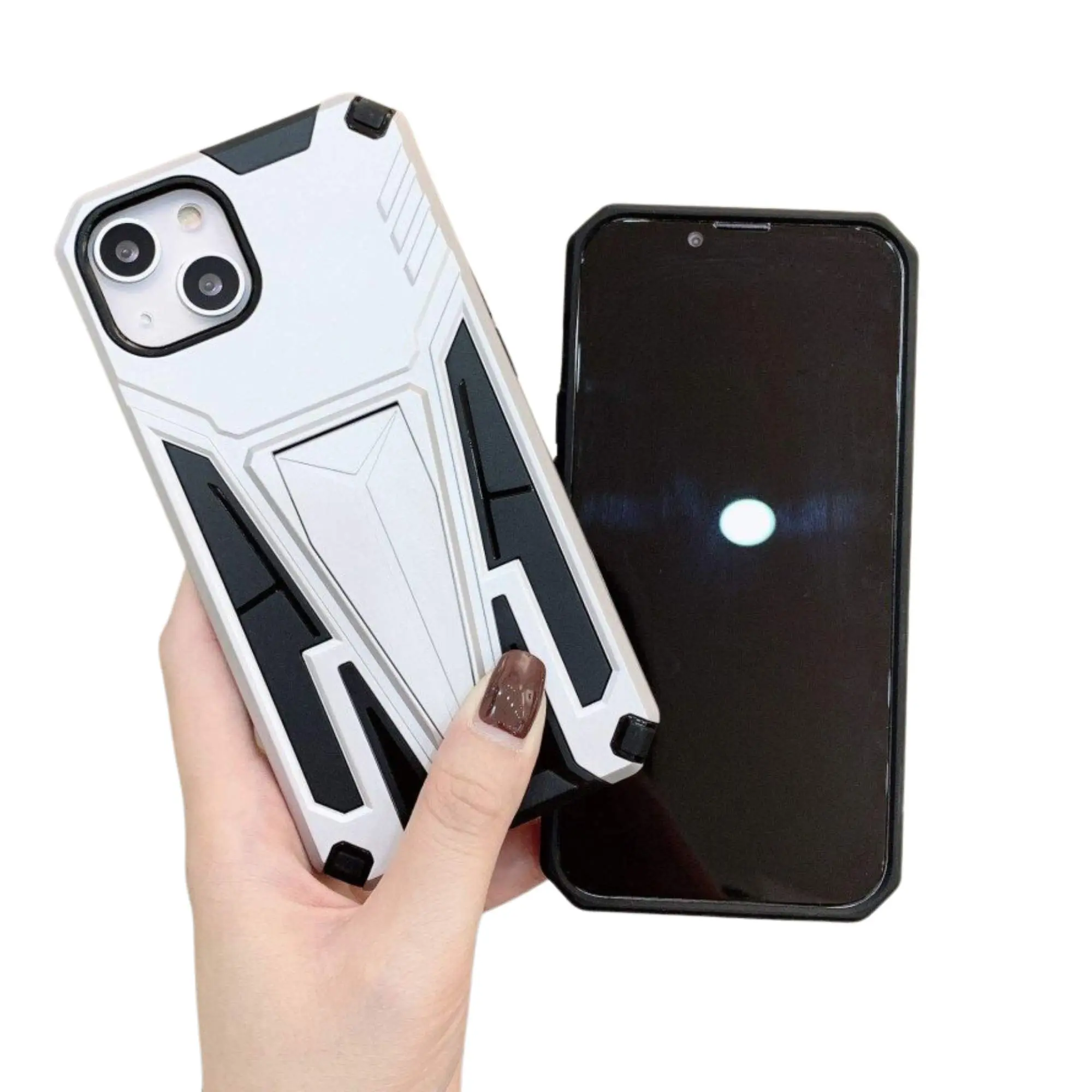 Military Grade Armor Protection Shockproof Hard Kickstand Case for Apple iPhone 13