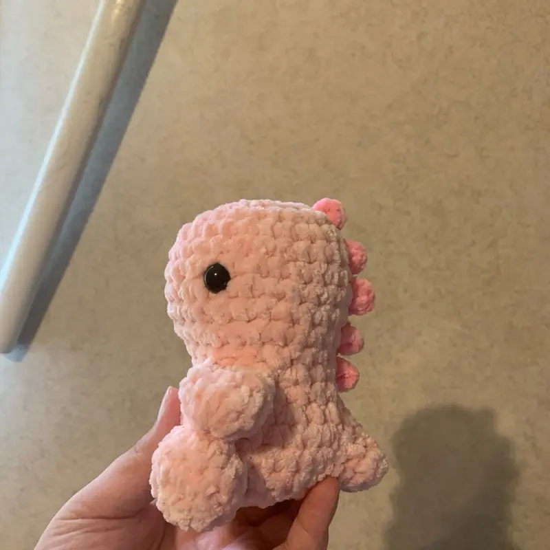 Handmade Crochet Chubby Dino Plushie
