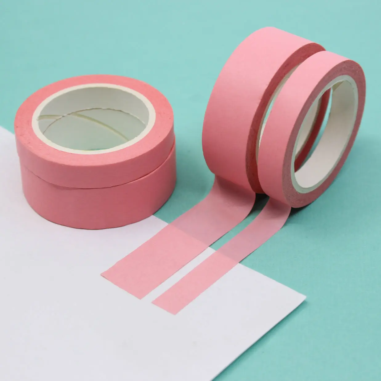 Pastel Blush Pink Washi