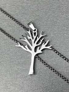 Poison Tree Necklace—Stainless Steel Necklace, Unisex, Modern Chain Pendant Jewelry, Perfect for Christmas and Birthday Gifts
