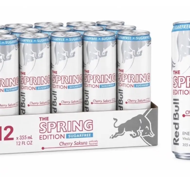 Red Bull sugar free 12 pack cherry Sakura 12fl oz cans