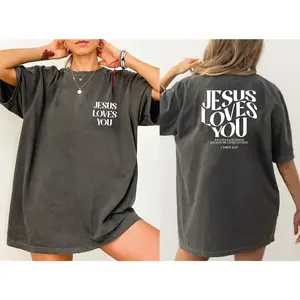 Comfort Colors Jesus Loves You Shirts