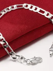 925 Sterling Silver Bracelet, Hypoallergenic Durable Couple Daily Accessory, Bohemian Style, High Appearance, Perfect Gift