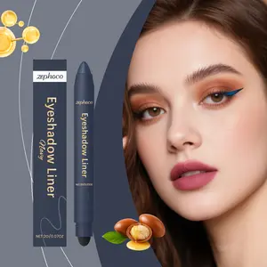 Two-In-One Eyeliner Pen, Smooth Flawless Application, Quick-Dry Long-Lasting, Portable Commute Makeup, Easy Smudge Proof