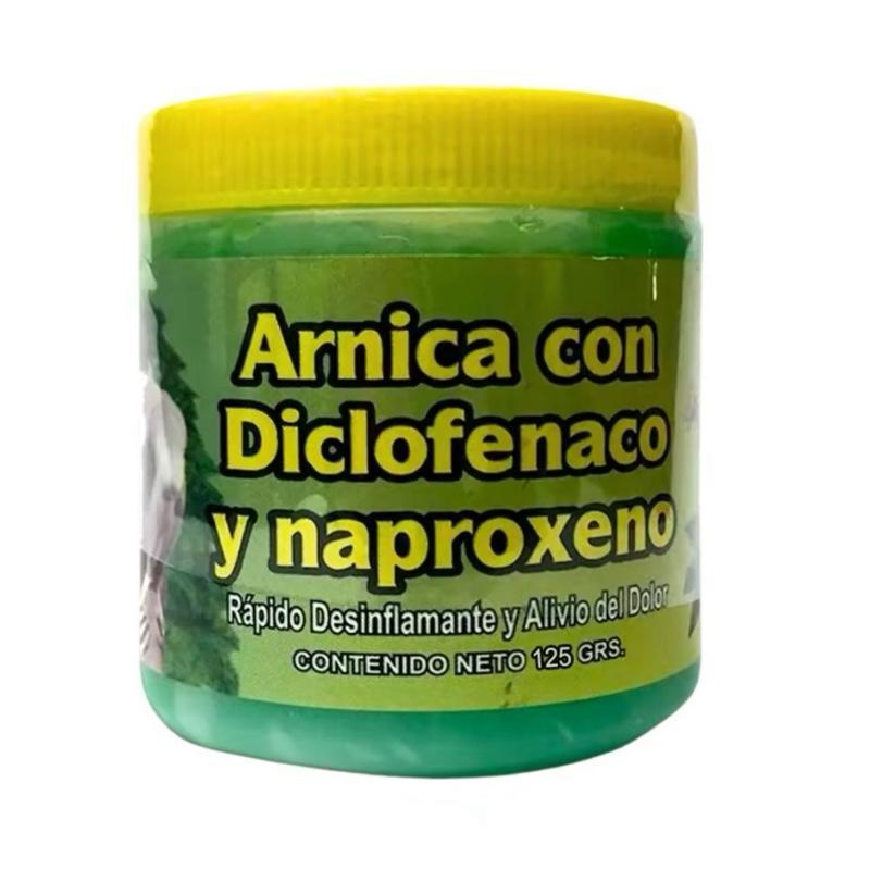 (Pack of 5) Arnica pomada muscular 125g - Arnica Massage Balm – 125g | Soothing Full-Body Care