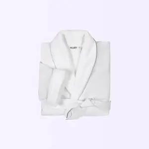 Hotel Lounge Robe by FluffCo | Luxury Quality Hotel Lounge Robe for Women and Men | Comfortable Plush Loungewear