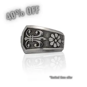 Mardi Gras Spoon Ring