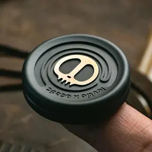 Alloy Magnetic Push Coin Haptic Push Card Sensory Toy Mini Fidget Stress Reducing Toys Hand Relieving Decompression Gadgets Stress Relief Fidgeting