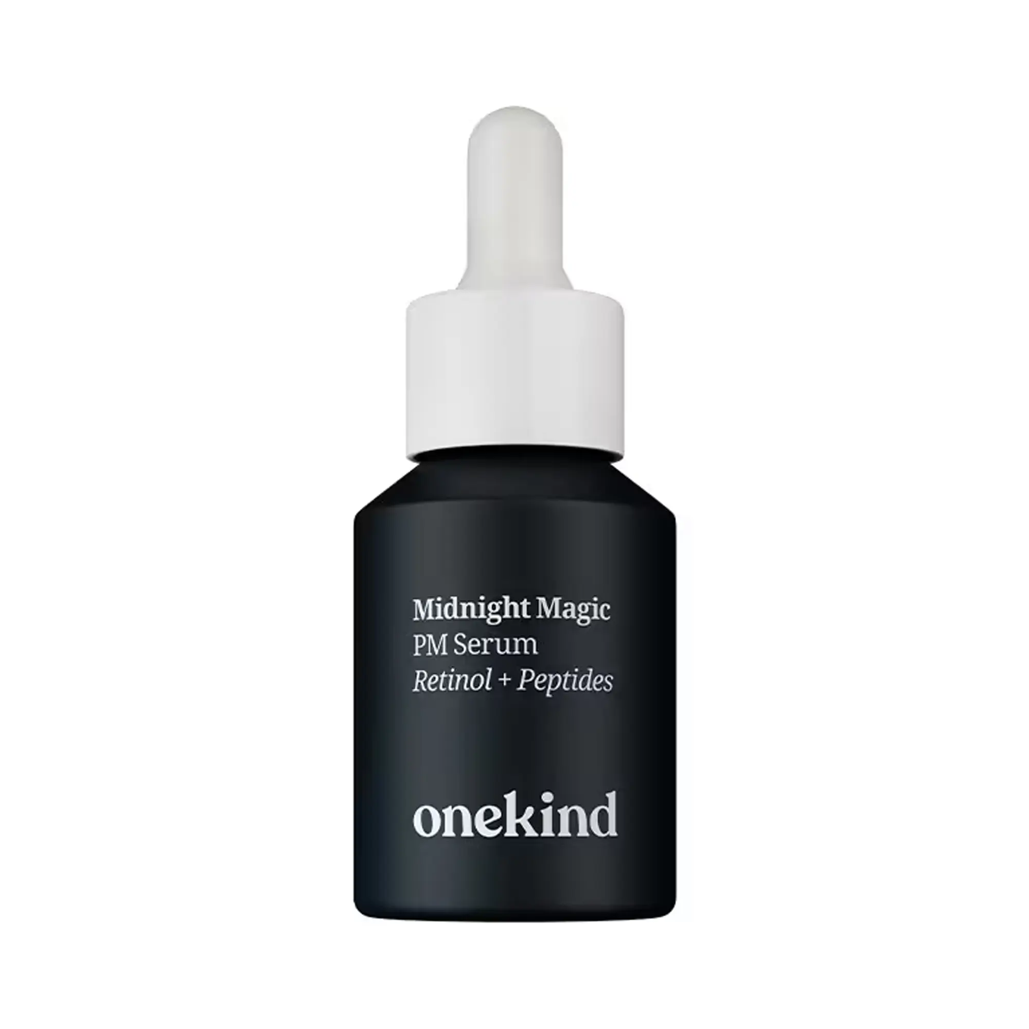 onekind Midnight Magic PM Serum, a Gentle Retinol Night Treatment for Calming Dry, Sensitive Skin - Anti-Aging Skin Repair and Radiance, Salicylic