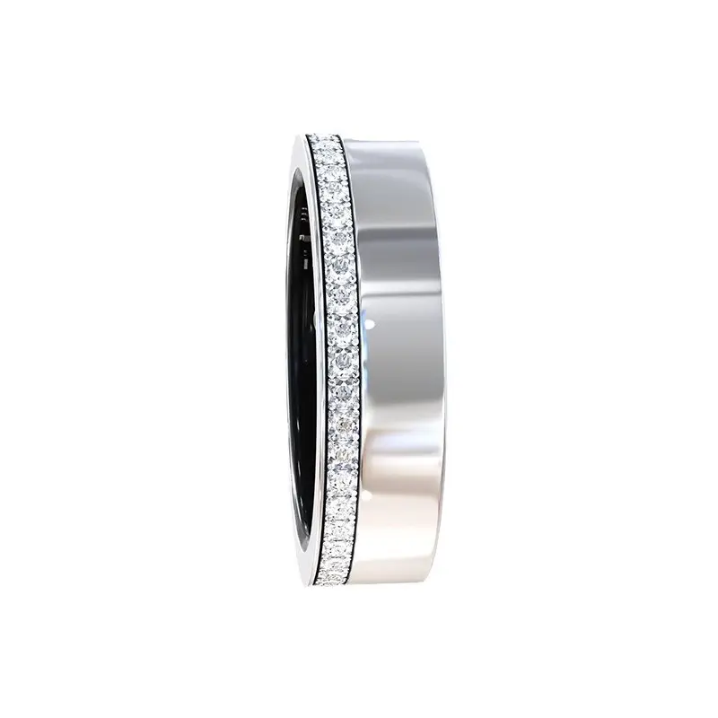 V8 diamond-encrusted couple's ring, simple stainless steel wedding ring, smart ring for heart rate, blood oxygen, and sleep monitoring V8 diamond-encrusted couple's ring, simple stainless steel wedding ring, smart ring for heart rate, blood oxygen, and sleep monitoring