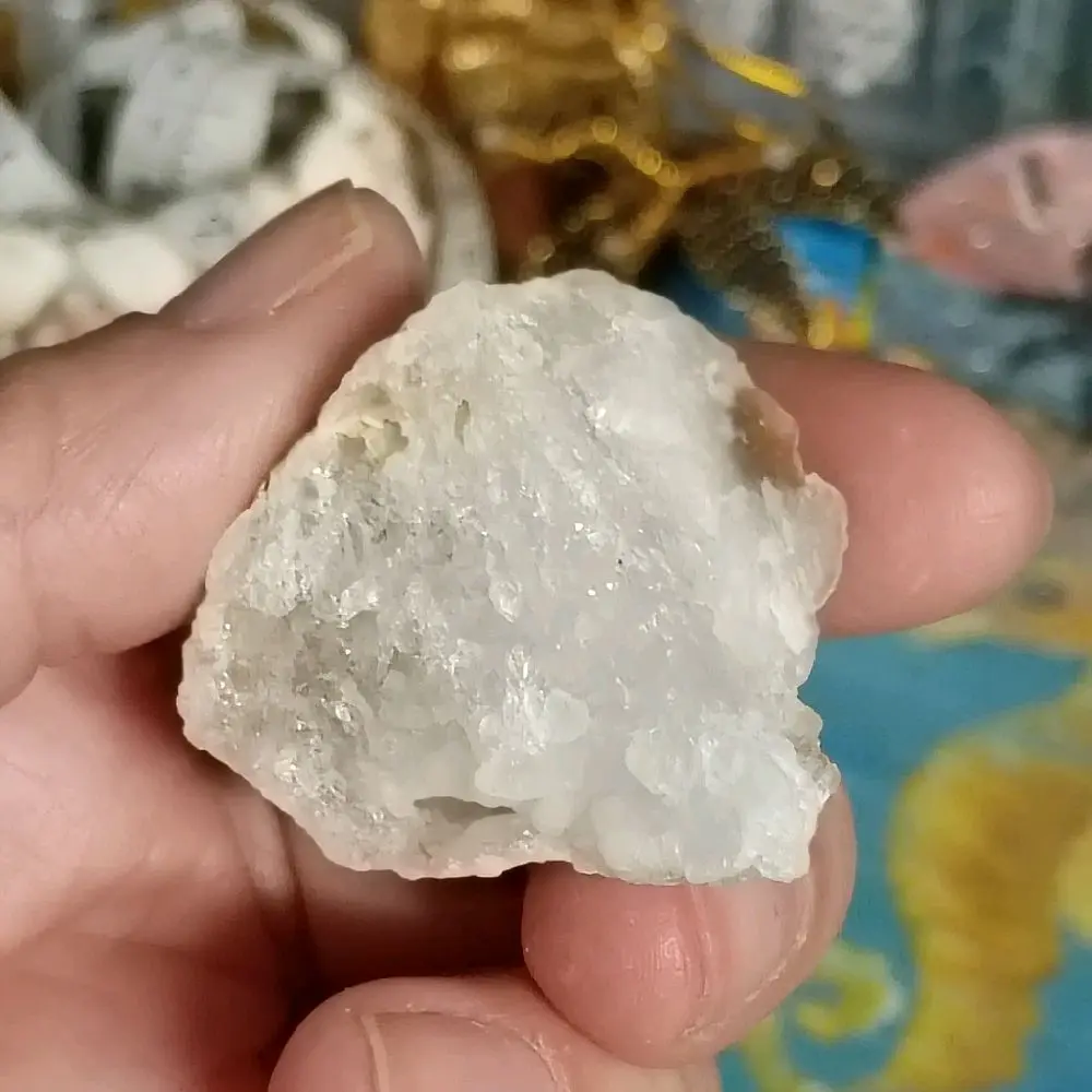 Secrets of the Earth: The Sparkling Quartz Geode Stone - Specimen #4