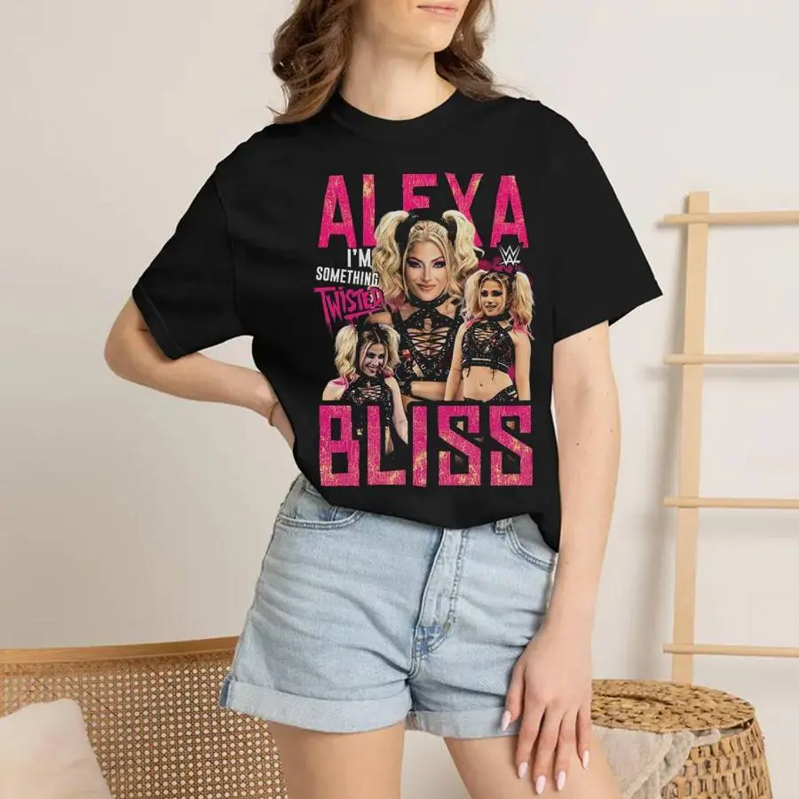 Alexa Bliss Vintage Wrestling Graphic WWE Alexa Bliss Twisted T-Shirt