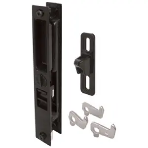 Prime Line 142023 Keyed Sliding Glass Door Handle - Black
