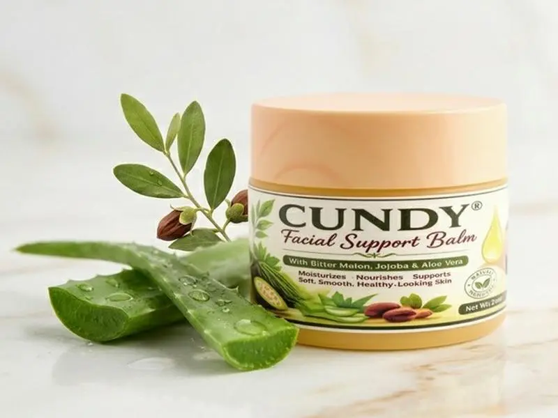 Cundy Coconut-Infused Facial Support Body Balm - Non-Toxic, Plant-Based, Cruelty-Free, Antioxidant-Rich Moisturizer for Combination Skin (Daily Facial & Body Use)