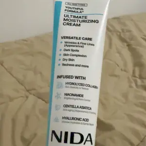 Product Review of NIDA Youthful Formula Ultimate Moisturizing Cream (100mL) / Collagen, Niacinamide, Centella Asiatica, Hyaluronic Acid / Wrinkles, Dark Spots, Skincare Hydrating Daily Moisturizer Moisture Hydrate from 👑**a M**a