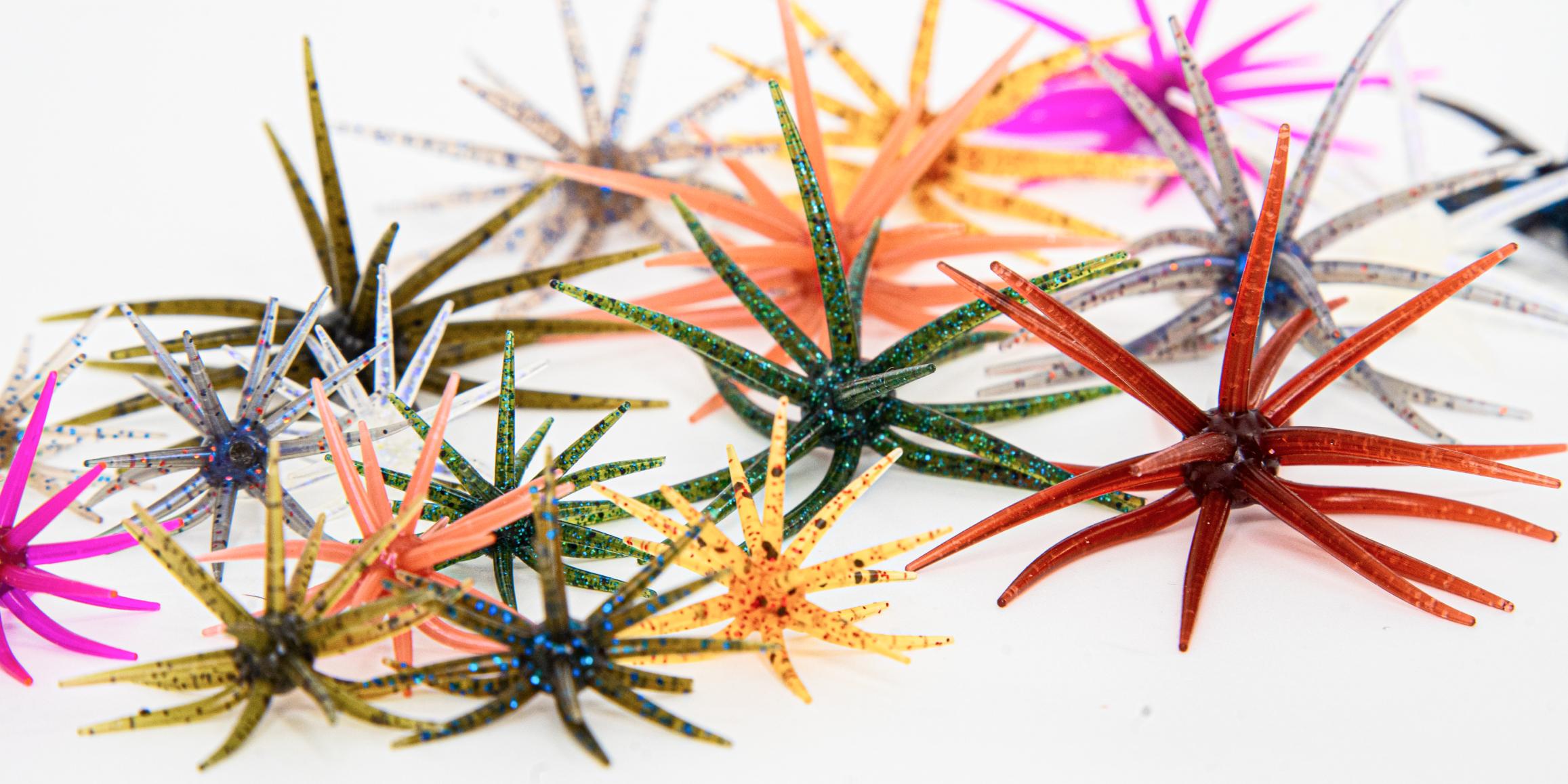 Tentacle Creature Lure, Japanese Style Soft Plastic Baits for Bass Fishing - for Drop Shot, Wacky Rig/Neko Rig and Finesse, Slow Sinking, Soft Bait by Velrifya