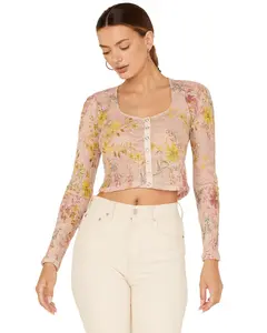 Free People Women's Angelina Floral Print Crop Top - Ob1500873