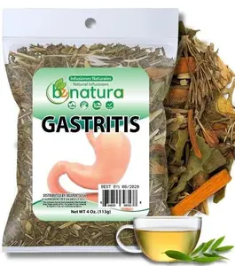 Gastritis-BYE Herbal Tea – 100% Natural Herbal Infusion – Compuesto de Hierbas Naturales – 4 oz – Herbal Mixture for Digestive Comfort – Té para Bienestar Estomacal – Non-GMO | No Cafeína