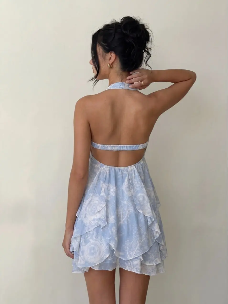 midi camisole dress Ditsy Floral Scoop Neck Midi Cami Dress