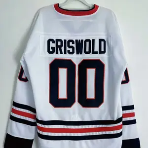 Men's Griswoold #00 Hocker Movie Christmas Jersey Stitched Design for Movie Fans Perfect Christmas Gift