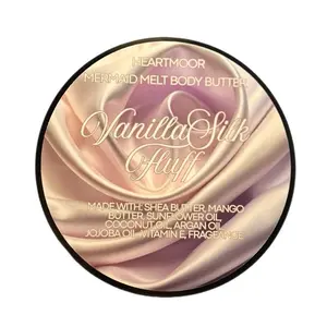 Mermaid Melt Natural Body Butter 8 & 4 oz Handmade with Raw Shea Mango Jojoba Argan Oil Vegan Cruelty Free