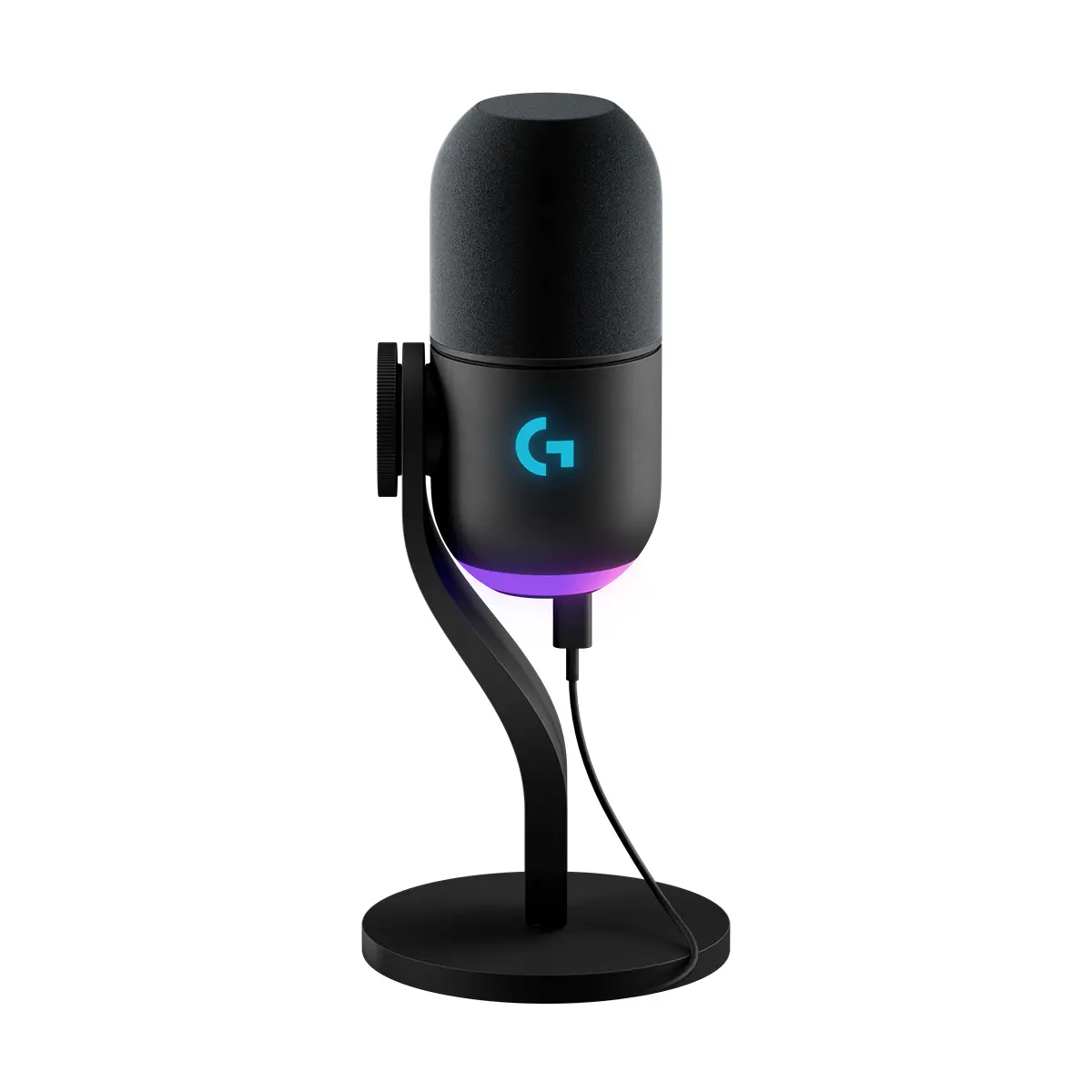 Logitech Yeti GX Dynamic Supercardioid Condenser RGB USB-C Gaming Microphone, Black