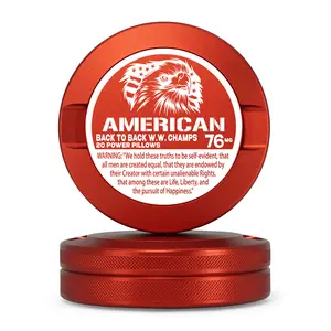 Premium Metal Storage Can - Laser Engraved Aluminum Tin, Metal Can, Portable EDC Container, Gift for Him, Travel-Friendly Organizer, AMERI'CAN