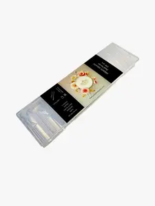 Pro French Dual Forms – Almond Structure Nail Molds for Perfect Reverse & Two Tone Nails