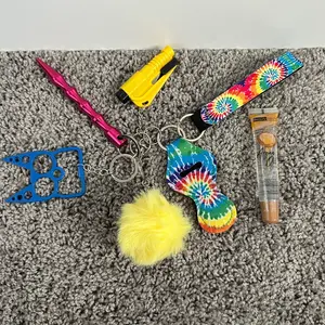Tie dye Keychain