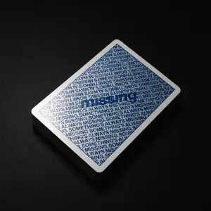 Animated NY Slims Blue Playing Cards by Missing - Cardistry