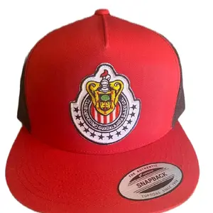Chivas de Guadalajara Authentic Snapback Hat Red & Black Mesh Adjustable Cap