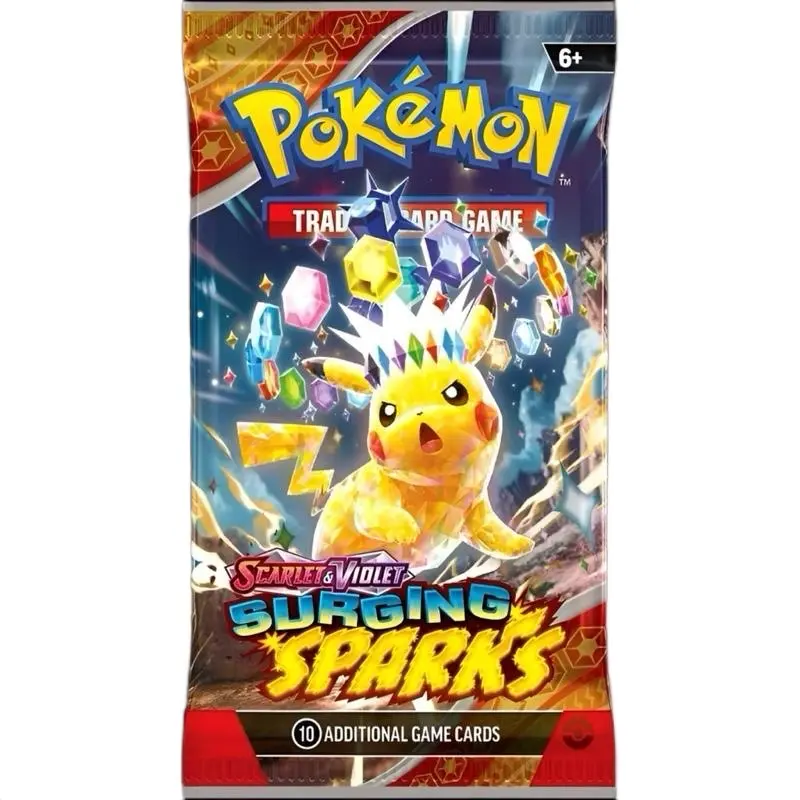 Pokmon Scarlet & Violet Surging Sparks Single Booster Pack - TikTok Shop