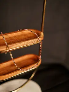 Natural Multi Color Spinel Necklace 20 Inch With Sterling Silver Clasp, Fashionable Luxury Jewelry for Women & Girls As Gift