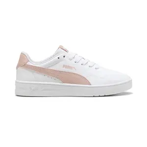 PUMA Womens Court Lally Lace Up Sneakers Shoes Casual - White