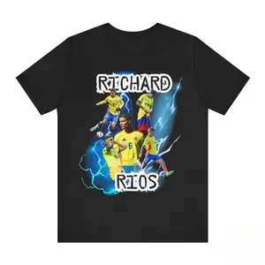 Richard Rios Unisex T-Shirt, Vem Quebrando Cinturinha Football Player Copa America Champions Hoodie, Crewneck Sweater, Stylish Apparel Sweatshirt Cotton Fabric Menswear